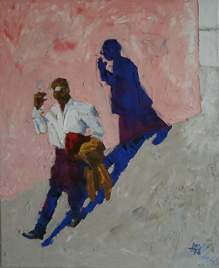 Laurentz Thurn, o.T. 1996 Öl auf Leinwand 71 x 87 cm