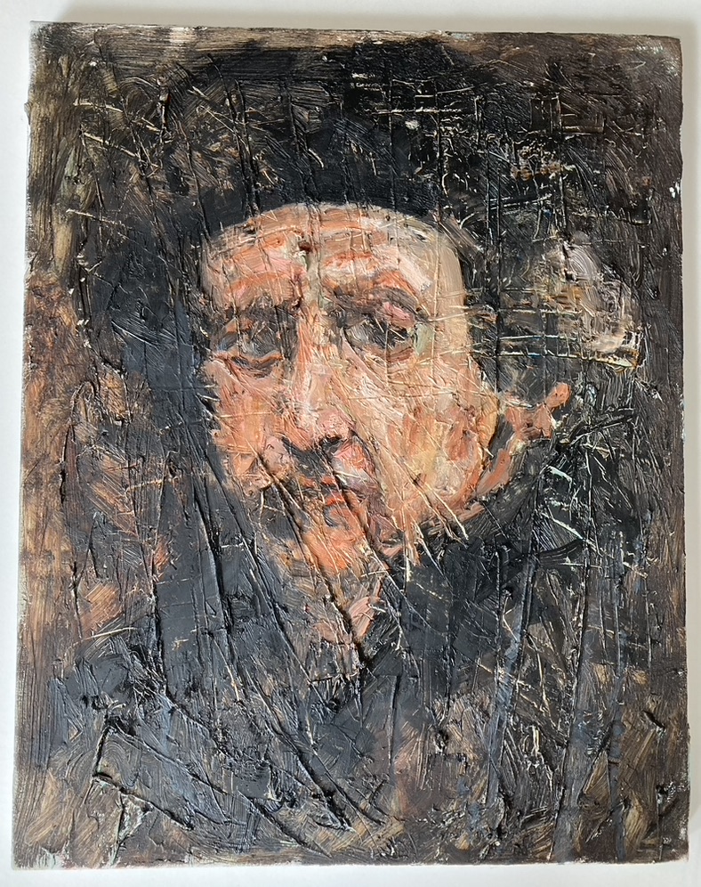 Oliver Jordan, Rembrandt, 2000, Öl auf Lwd. 50x40 cm