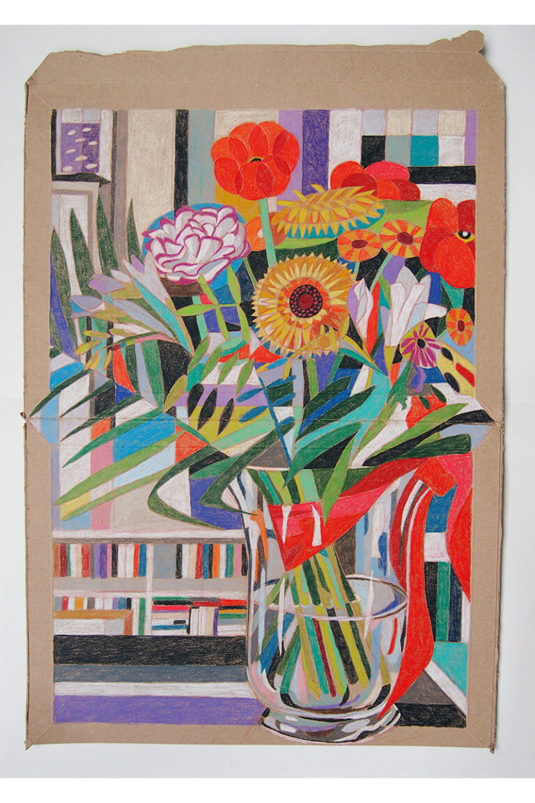Nina Hannah Kornatz, 'Birthday 1' (Series A) 2023, ca. 50cm x 35cm, Buntstift auf Pappe