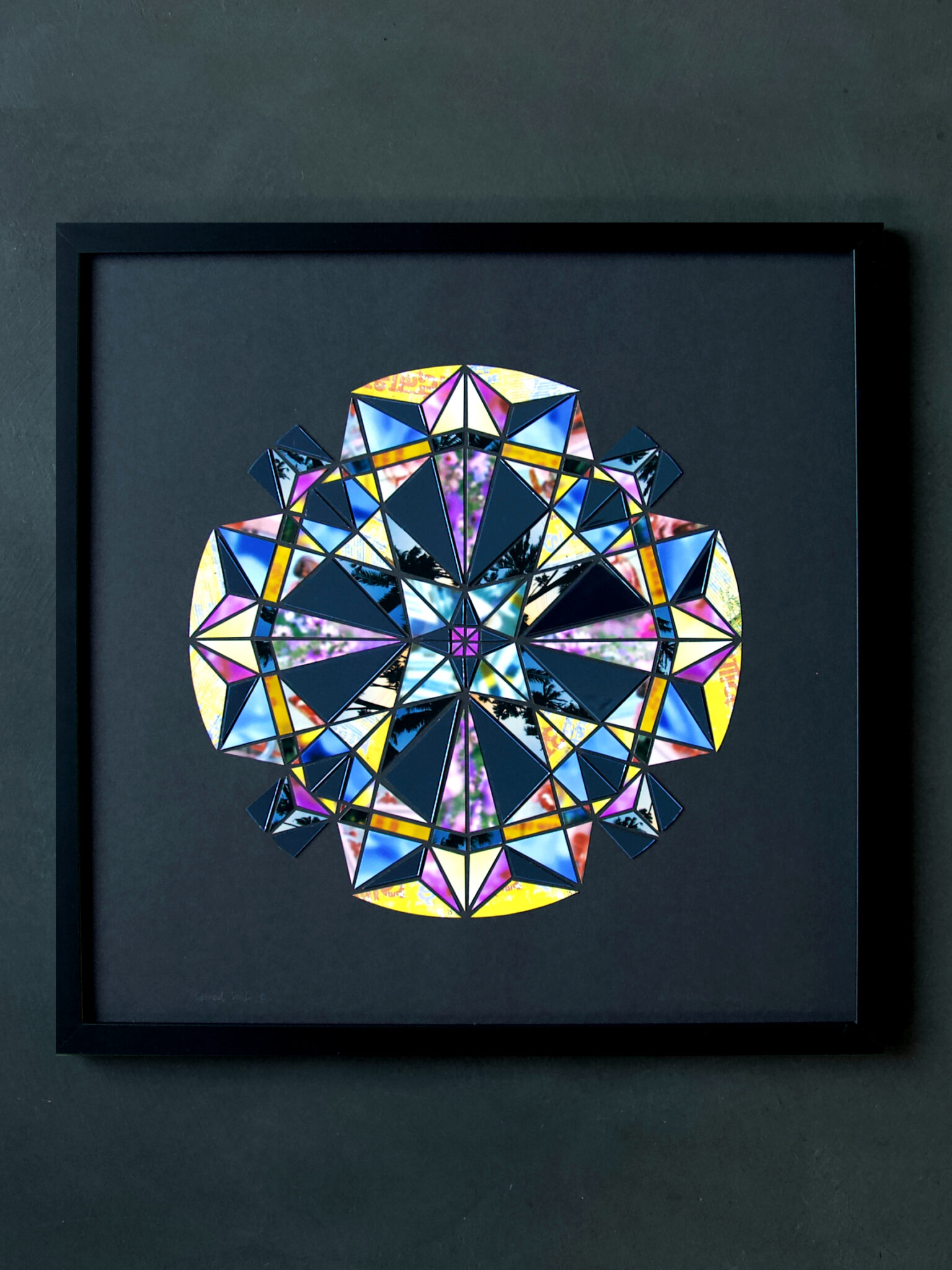 Sacred self 1 , 2025, Paper + Polystyrol, 50 x 50 cm