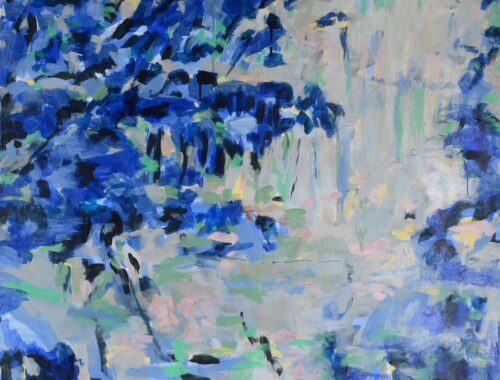 o.T., 2026, Pigment, Kunstharz, Leinwand, 95 x 118 cm